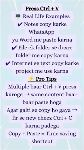 🚀 Learn how to use copy & cut very easy way !🔥🖥️ # easy learning # computer basics
