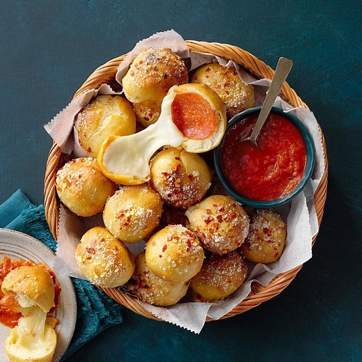 Air-Fryer Pizza Puffs