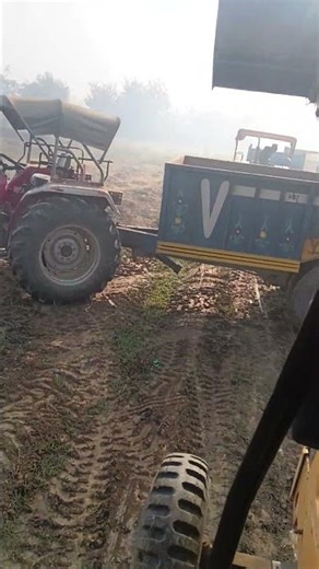 jcb machine 3DX BS4 machine Mahindra 605 Di #jcbjcb