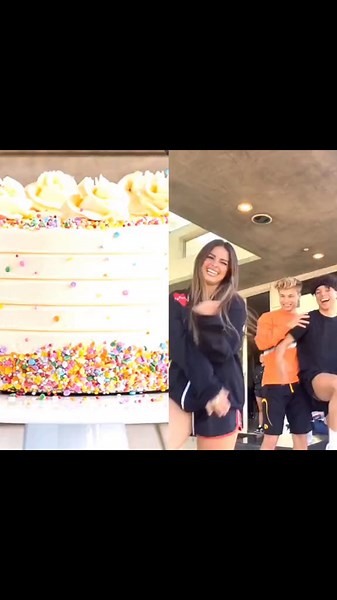 Duet with Addison Rae: Sharing Birthday Cake Fun