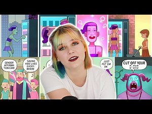 feminist comic took a turn for the terf (sinfest)
