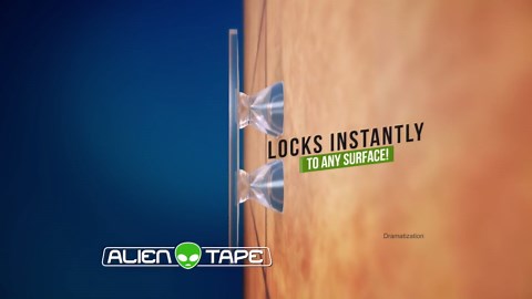 Alien Tape Double Sided Tape 6 Rolls Heavy Duty Nano Two Sided Mounting Tape Clear Adhesive Grip, 1.18 in x 7 ft