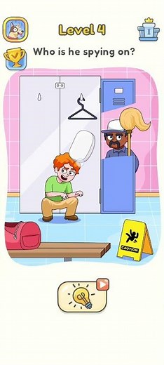 Level4 of Dop5 game.. (Cleanerman and boy...) solved essily.. #dop5shorts #gaming #level4 #everyone