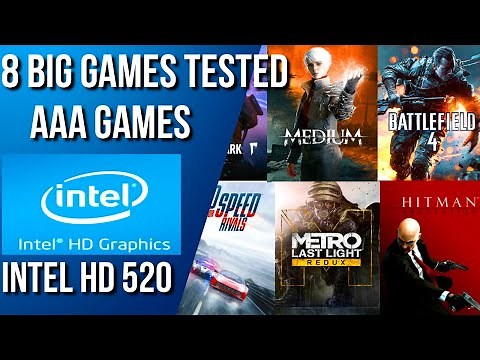 Intel HD Graphics 520 Gaming Test ! Top Games For Intel HD Graphics 2021 PART 2