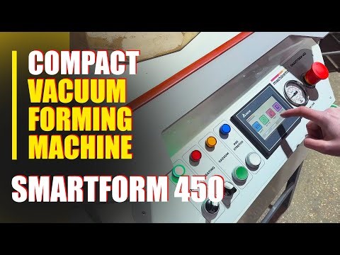 Compact Desktop Vacuum Forming Machine NEW SMARTFORM 450 at Work