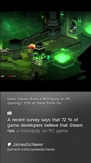 Does Steam Have a Monopoly on PC Gaming? 72% of Devs Think So