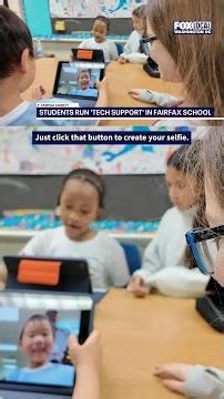 Students run 'tech support' in Fairfax school