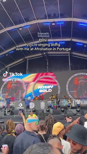 The speakers were on. The sound was incredible. @Afro Nation