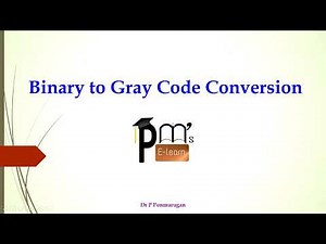 Binary to Gray Code Conversion