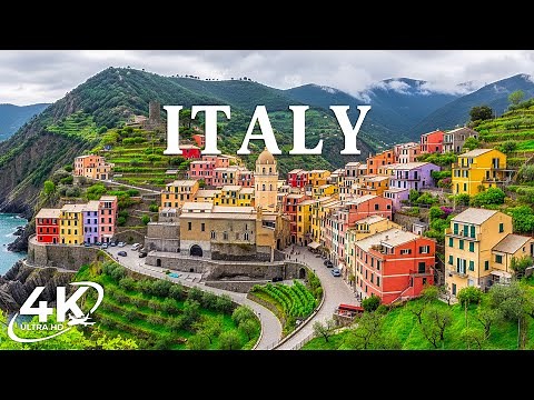 Italy 4K | Coastal Grace of Europe – Blue Horizons, Cliffside Towns & Gentle Sea Drift
