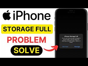 iPhone showing storage full | iPhone storage problem fix | how to free up space on iPhone