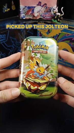 Prismatic Evolutions Jolteon Mini Tin !!! #pokemon #collectiblecards #pokemoncards #pokemontcg