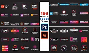 156 Minimal Logo Design Free Download | Designidea4u