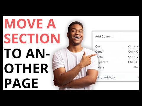 How to Move a Section to Another Page in Wix [QUICK GUIDE]