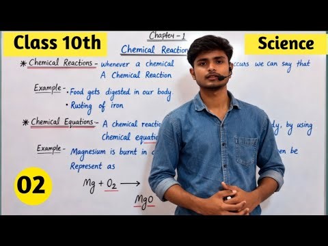 Class 10 Science Chapter 1 | Chemical Reactions & Equations Full Chapter | Board Exam 2026#education