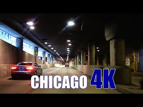 CHICAGO - Driving on Legendary Lower Wacker Drive