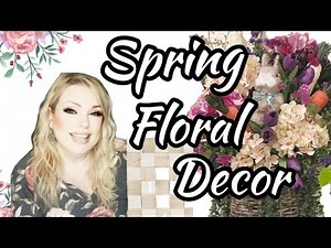 A Beautifully Curated Spring Floral Arrangement | Step by Step tutorial
