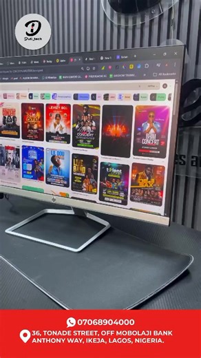 With 240k Naira, Enjoy a bigger, clearer view with the HP 27fw. Its 27-inch IPS Full HD display delivers sharp detail, wide viewing angles, and smooth visuals with AMD FreeSync. Dual HDMI ports, slim bezels, and eye-comfort features make it ideal for work, movies, and productivity . send us a dm for more info or visit our office for inspection today!