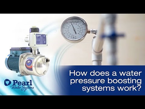 How does a water pressure boosting systems work?
