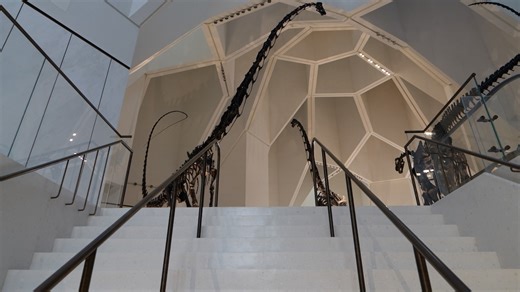 Exclusive: New Natural History Museum Abu Dhabi features two fighting T. rexes