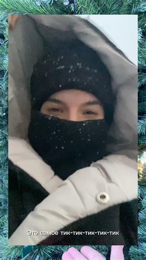 Я журналист, также мой словарный запас: прям по лицу такой тик-тик-тик-тик-тик снегом❄️