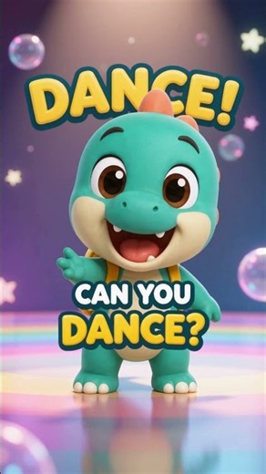 DANCE! 🦖 Learn English with Dash #Shorts