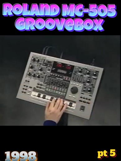 1998 Roland MC-505 Groovebox Overview pt 5 🎹 #Roland #RolandMC505 #Groovebox #synth #drummachine
