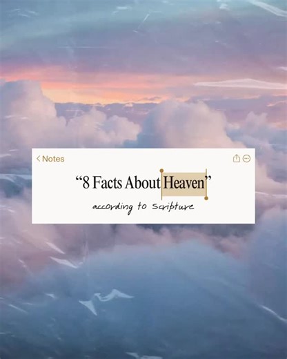 8 Facts about Heaven from God’s Word 1- Heaven is God’s Dwelling Place 2-Jesus is preparing a place for believers 3-Heaven is a place of eternal joy 4-Everyone is invited 5-There are Rewards in Heaven 6-The only Way in is Through Jesus Christ 7-The Choice is ours- Heaven won’t be forced on anyone 8-Eternity is an immediate transition upon death #victory #hope #jesus #faith #life #heaven #heavenisforreal | Paul Daugherty