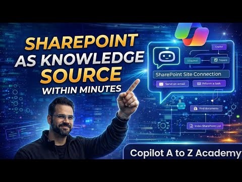 How to Use SharePoint as a Knowledge Source in Microsoft Copilot Studio | Step-by-Step