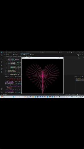 Create a beautiful heart 2 using python | beginner lovely project #computereducation #python