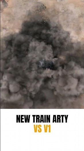 New Train Arty VS V1! Company of Heroes 3 #shorts #coh3 #companyofheroes3