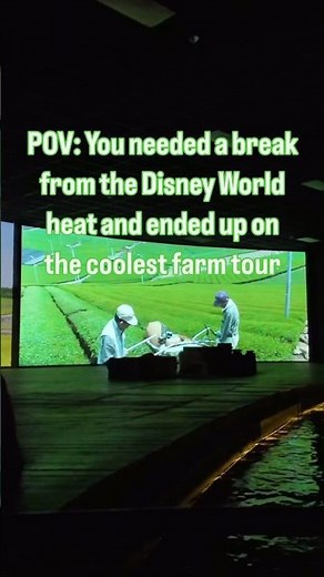 EPCOT’s calmest boat ride. Living with the Land in 4K on our channel! #disneyworld #epcot #disneypov