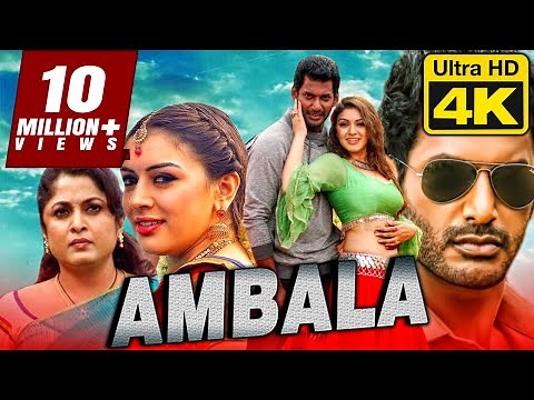 Ambala (4K Ultra HD) - Tamil Action Hindi Dubbed Full Movie | Vishal, Hansika Motwani