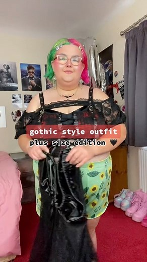 6.2K views · 92 reactions | gothic style outfit: plus size edition ❤️ use my code Abi20 for 20% off Rgothic 﫶 #gothicbeauty #pinupgirl #plussizefashion #glamourgoth #glamgoth #plussizecostumes #rgothic #gothstyle #goth #plussize | Abi Drinkell | Facebook
