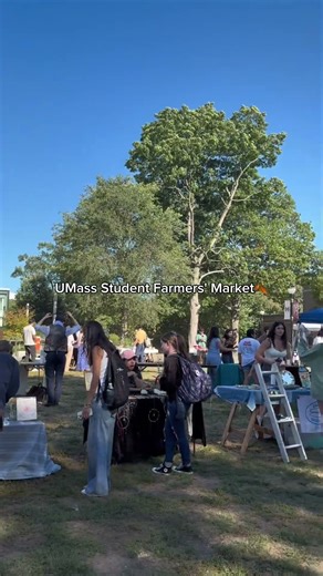 Fresh Produce & Local Goods at the UMass Student Farmers' Market 🍎