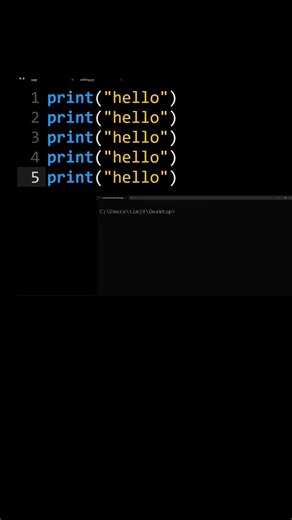 Print Hello 5 Times In Python With Brute Force