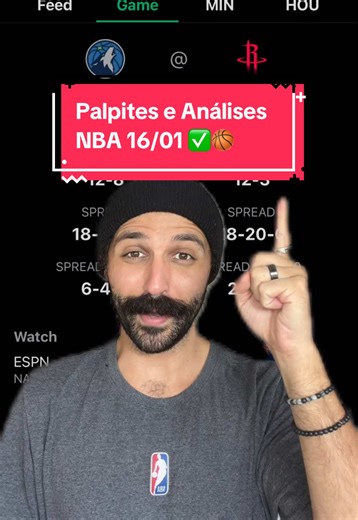 Palpites e Análises para NBA 16 de Janeiro