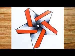 How to Draw a Star in 3D? Easy 3D Star Drawing Tutorial ⭐