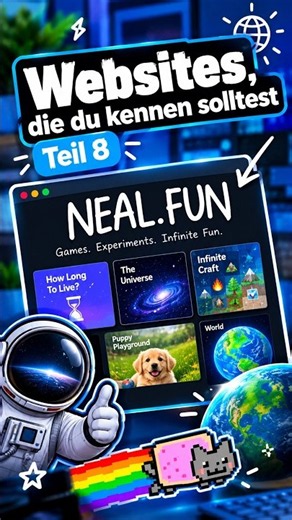 5 Minuten auf dieser Website … und du bist verloren 😂