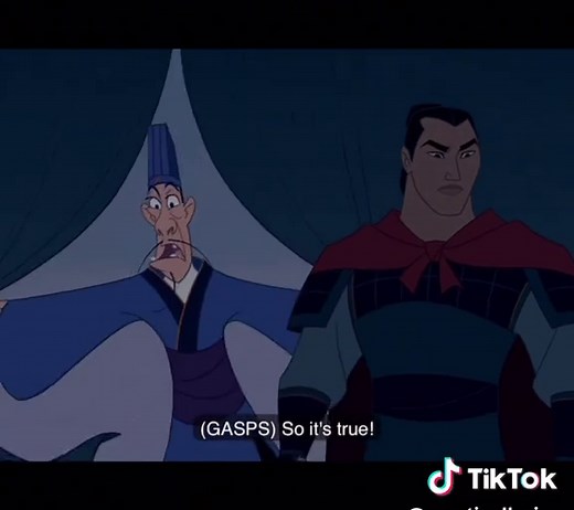Mulan's True Identity Revealed to Li Shang