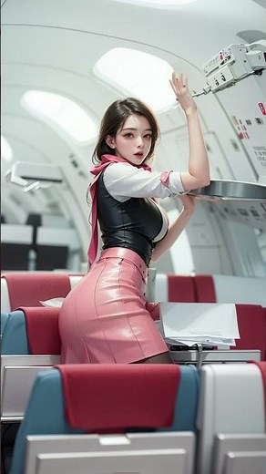 4k Ai Lookbook Naughty Airline Stewardess Ep2