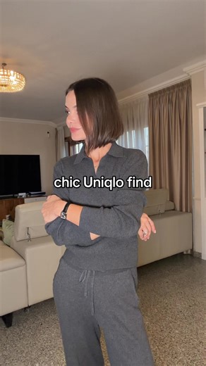Chic Uniqlo Knit Loungewear Outfit