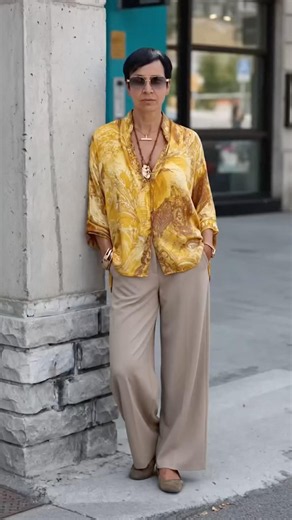 Style over 60 #fashionover60 #maturefashion #elegantstyle #shortvideo