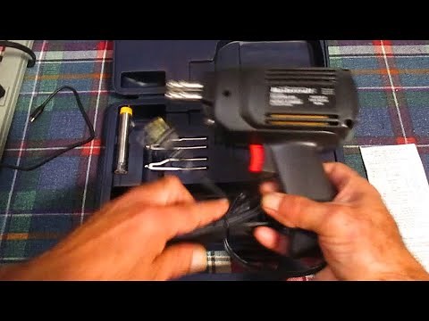 How to use a soldering gun