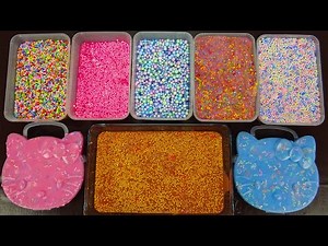 Slime Smoothie - Mixing Old Slimes | Satisfying Slime Video | ASMR