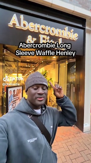 Top Rated Abercrombie Long-Sleeve Micro-Waffle Henley