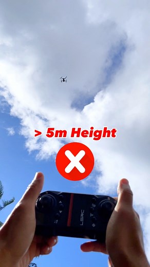 Recommended altitude when flying toys drone with optical flow sensor (no GPS) | Jatimtoys