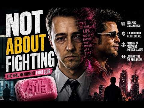Fight Club isn't about fighting/ The Hidden Meaning Explained!