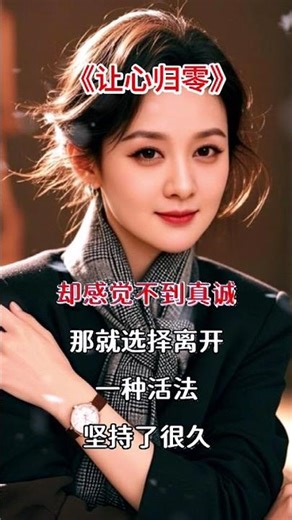 #人生感悟 ，让心归零