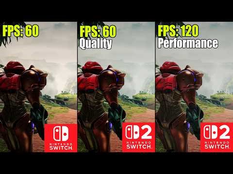 Metroid Prime 4: Beyond Nintendo Switch 1 vs. Switch 2 Technical Review | 1st 120FPS Game on Switch